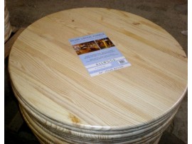 Edge Glued Pine Round